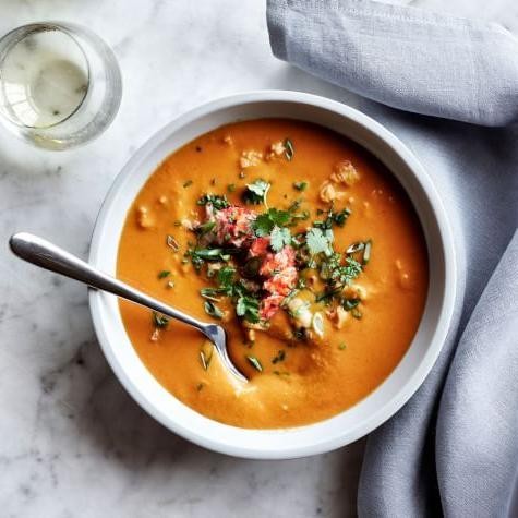 Coconut Milk Lobster Bisque