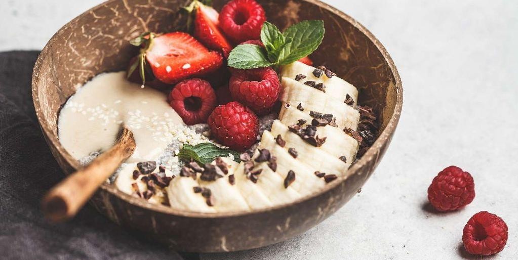 Coconut Yogurt with Fresh Berries