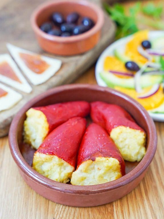 Cod and Cheese Stuffed Peppers