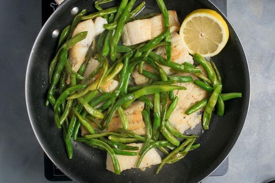 Cod and Green Bean Stir Fry