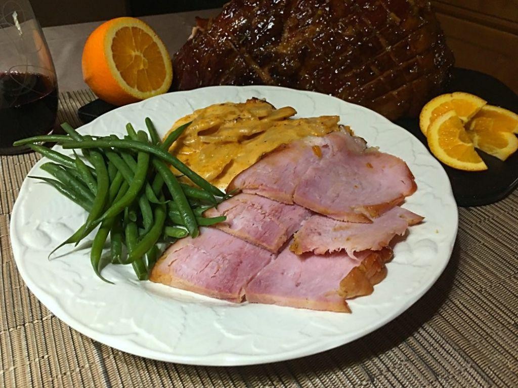 Cointreau Glazed Ham