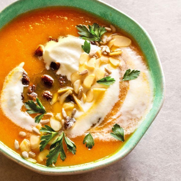 Cold Carrot and Orange Soup