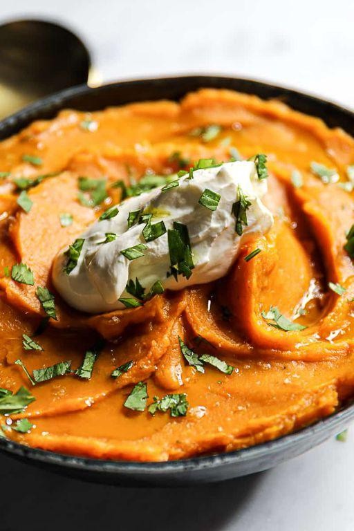 Comforting Crockpot Sweet Potato Mash