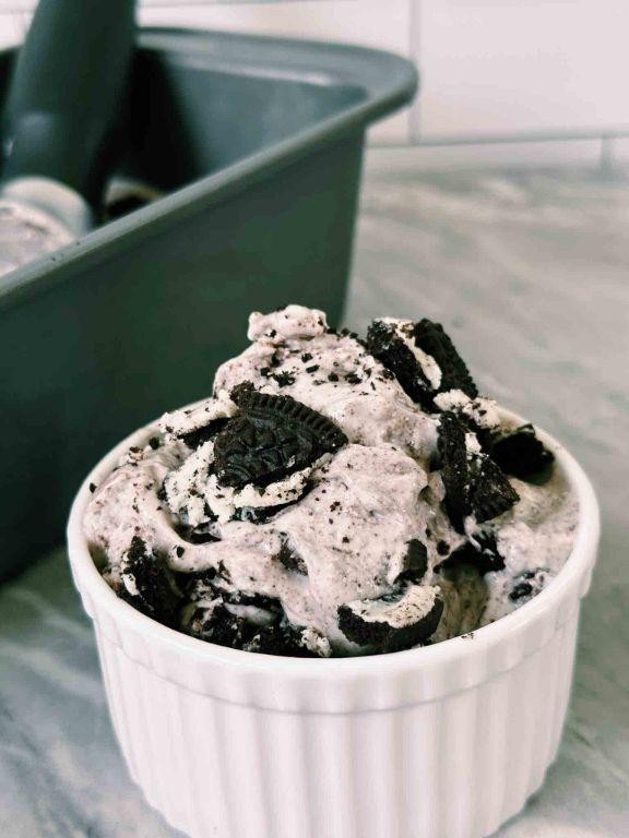Cookies and Cream Cottage Cheese Ice Cream