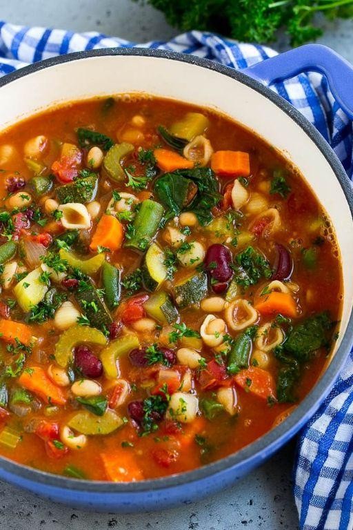 Copycat Olive Garden Minestrone Soup