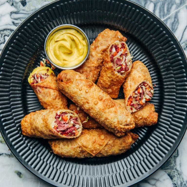 Corned Beef and Cabbage Egg Rolls