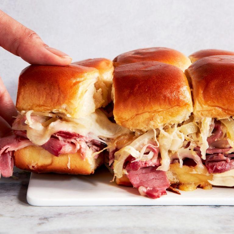 Corned Beef and Cabbage Sliders