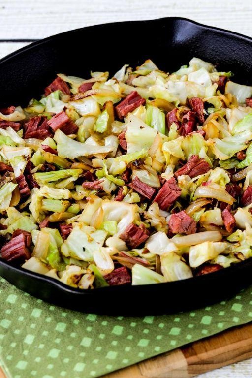 Corned Beef and Cabbage Stir Fry