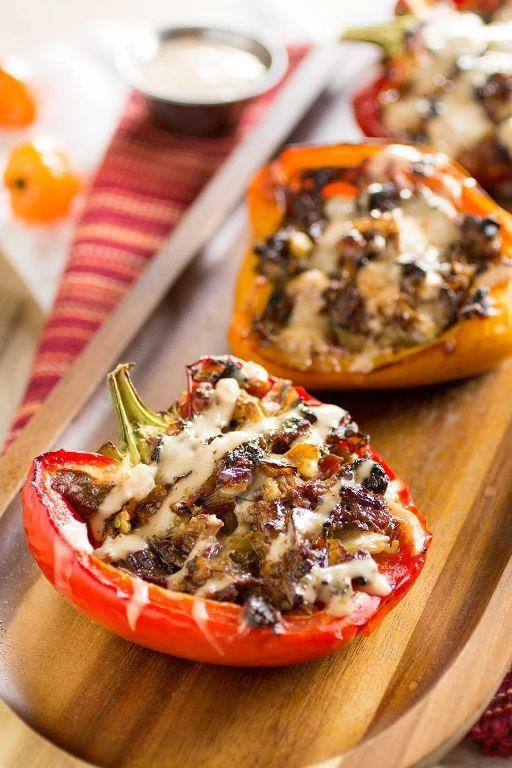Corned Beef and Cabbage Stuffed Peppers