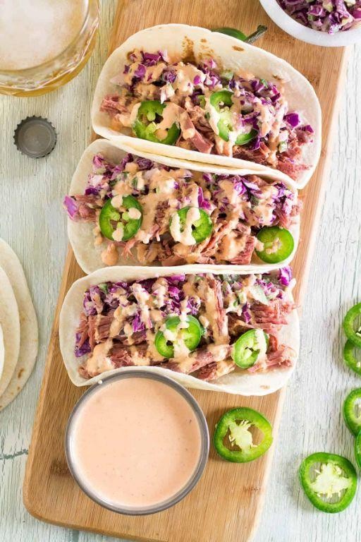 Corned Beef and Cabbage Tacos