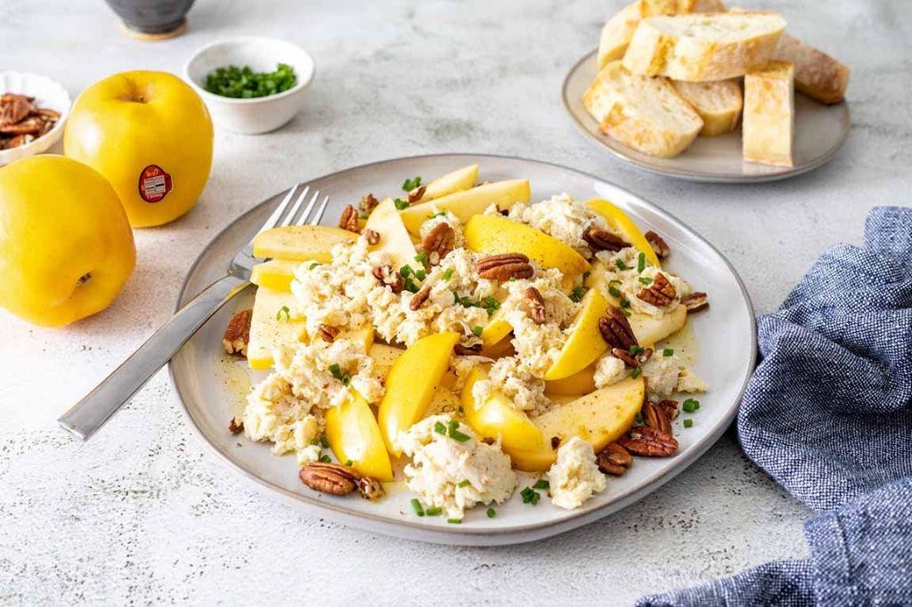 Crab Apple and Walnut Salad