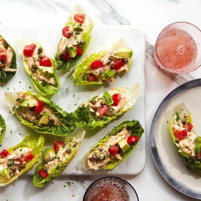 Crab Louie Salad Lettuce Wraps
