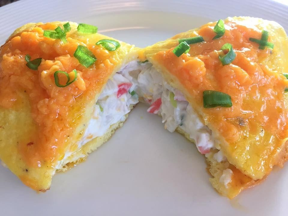 Crab Stick and Cheese Omelette