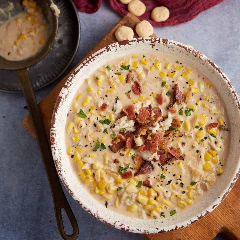 Crab Stick and Corn Chowder