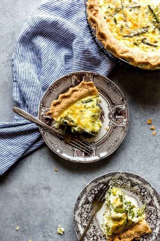 Crab Stick and Leek Quiche