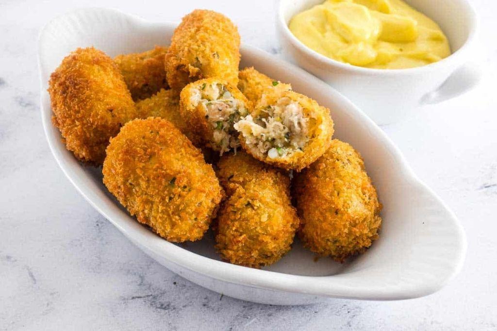 Crab Stick and Potato Croquettes