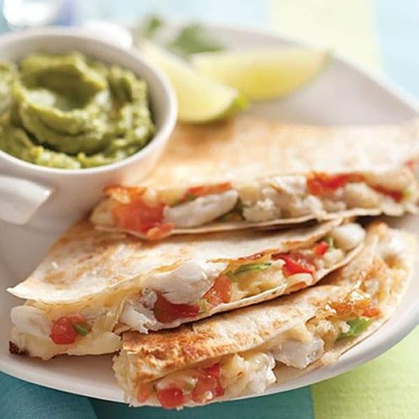 Crab and Cheese Quesadillas