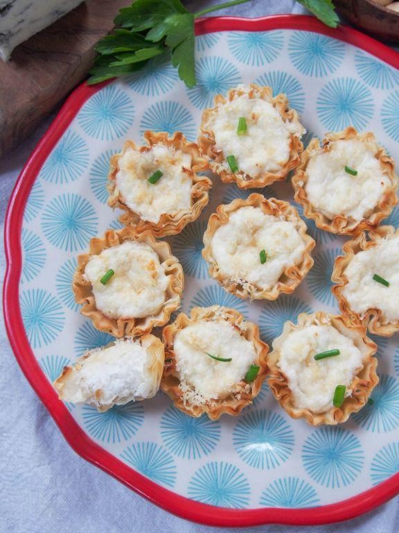 Crab and Spinach Phyllo Cups
