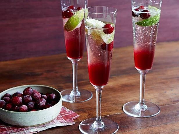 Cranberry Sparkle Champagne Punch