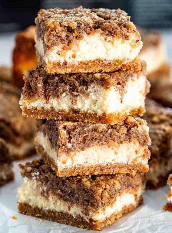 Cream Cheese Pecan Pie Bars