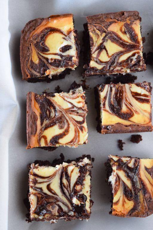 Cream Cheese Swirl Brownies