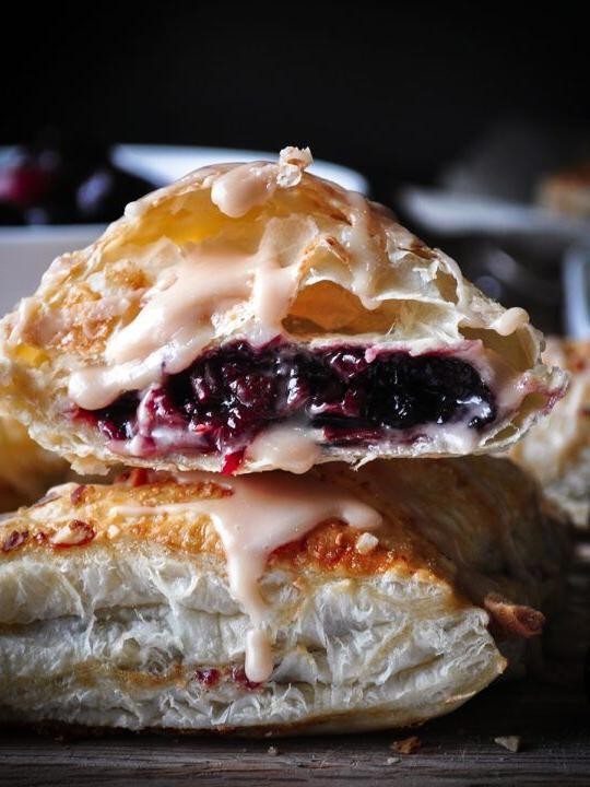 Cream Cheese and Cherry Turnovers