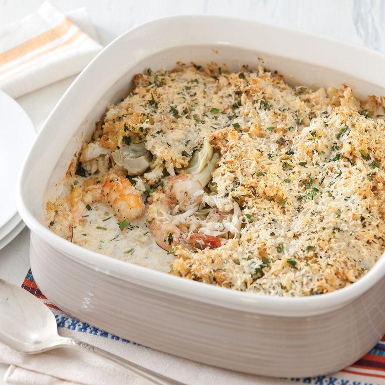 Creamy Crab and Artichoke Casserole