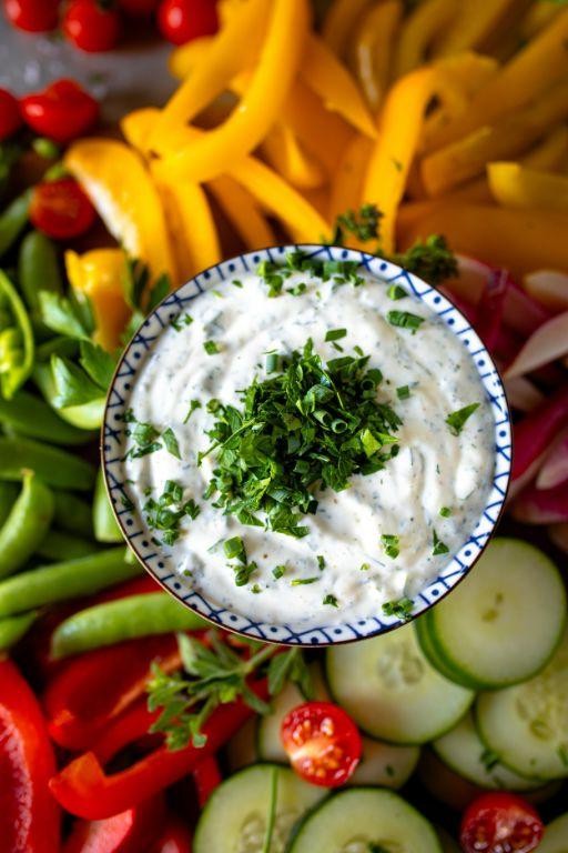 Creamy Dill Dip with Fresh Herbs
