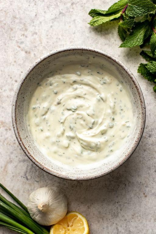 Creamy Greek Yogurt Dressing with Herbs