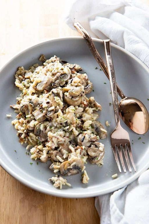 Creamy Mushroom Minute Rice
