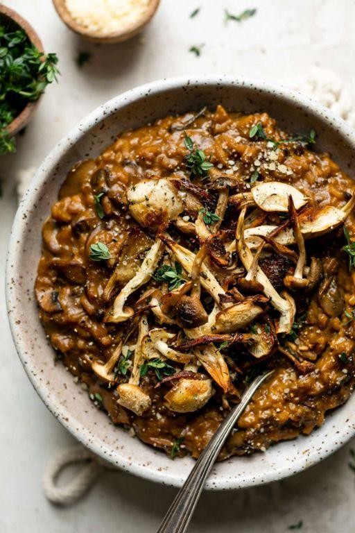 Creamy Porcini Mushroom Risotto