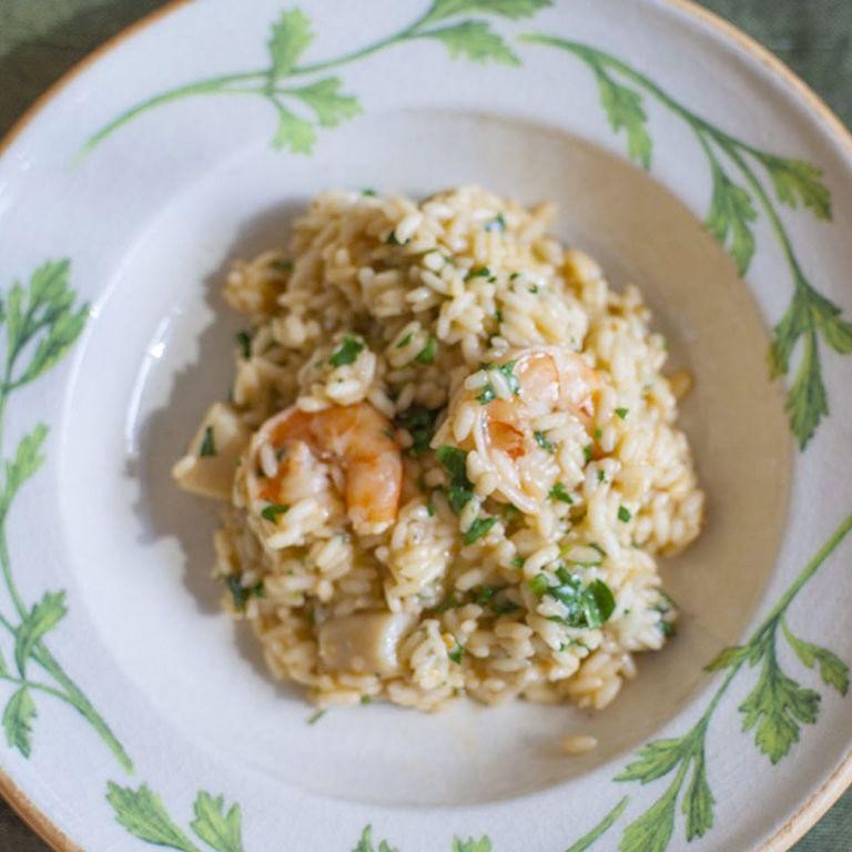 Creamy Scallop and Shrimp Risotto
