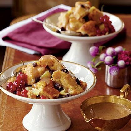 Creole Bread Pudding with Whiskey Sauce