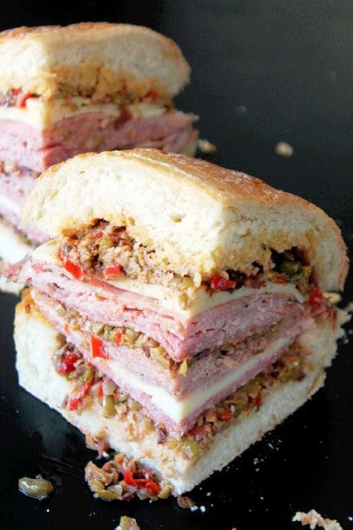 Creole Muffuletta Sandwich