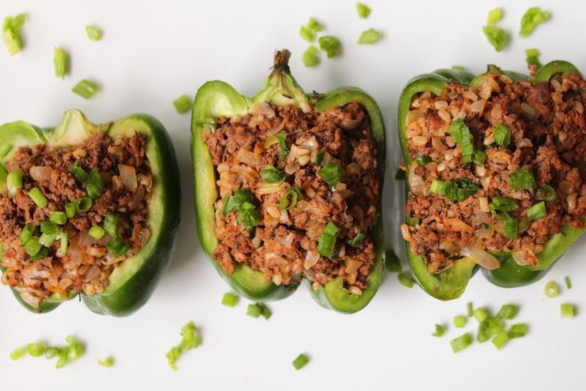 Creole Stuffed Peppers