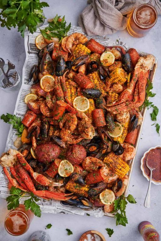 Creole Style Seafood Steamer Pot