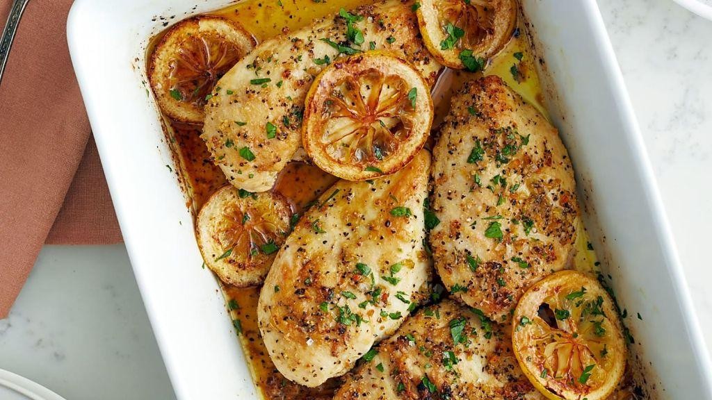 Crispy Baked Chicken with Lemon Pepper