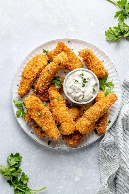 Crispy Baked Fish Sticks