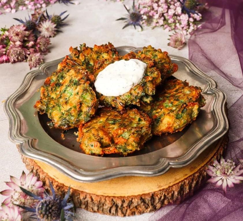Crispy Dubliner Cheese and Herb Fritters