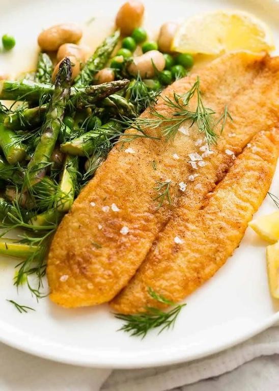 Crispy Pan Fried White Fish