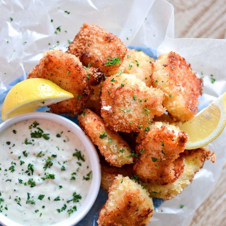 Crispy Wahoo Fish and Chips
