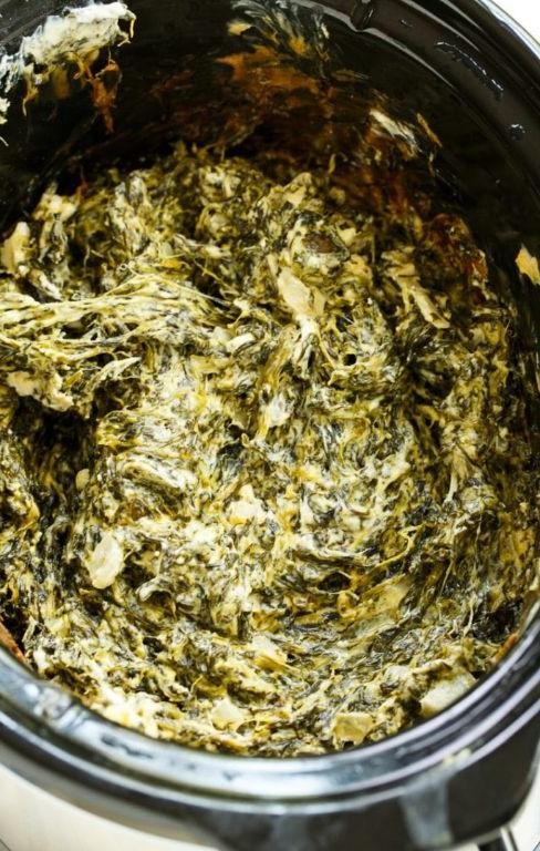 Crock Pot Creamed Spinach