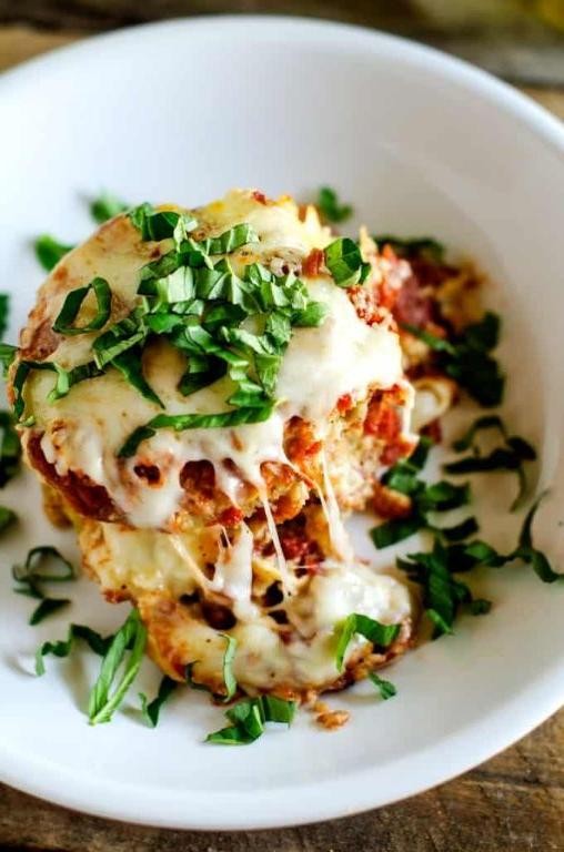 Crock Pot Ground Turkey and Eggplant Parmesan