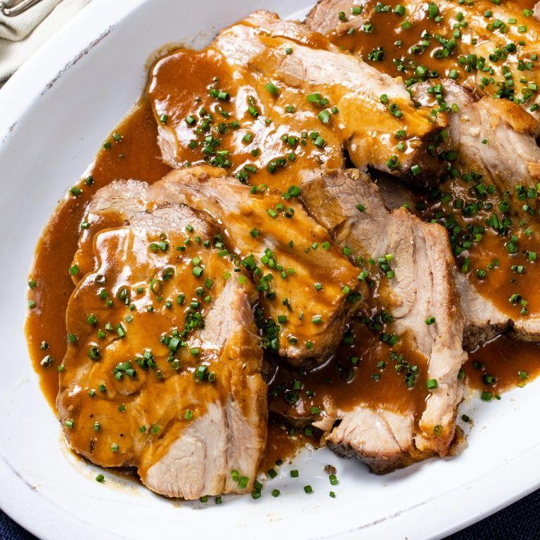 Crockpot Apple Cider Pork Roast