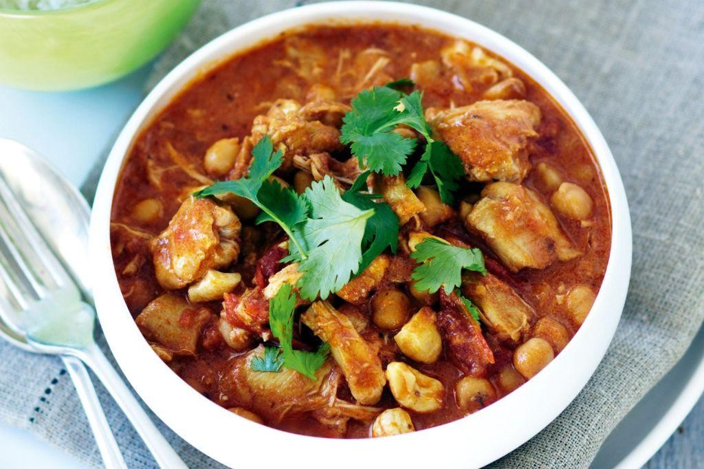 Crockpot Chicken and Chickpea Curry