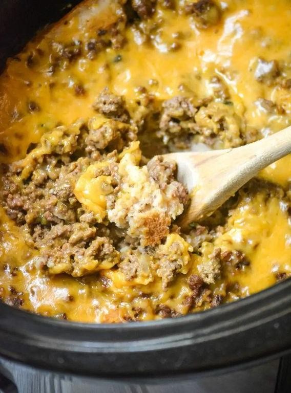 Crockpot Hamburger Casserole