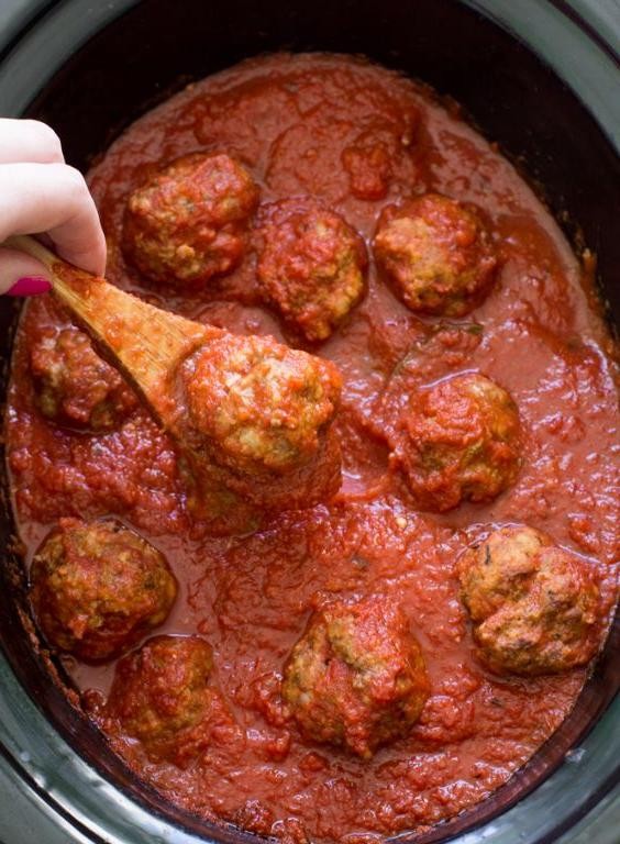 Crockpot Italian Meatballs