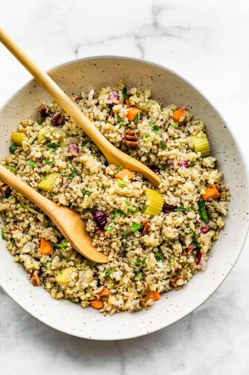 Crockpot Quinoa and Vegetable Pilaf