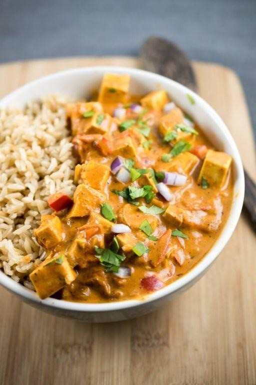 Crockpot Tofu and Vegetable Curry