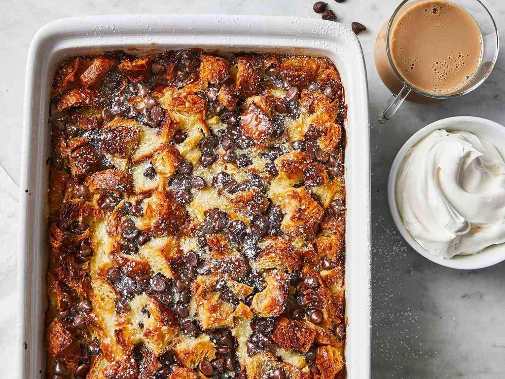 Croissant Chocolate Pudding